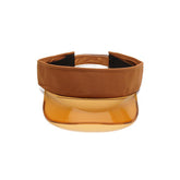 Earthchild Brown Transparent Sun Visor